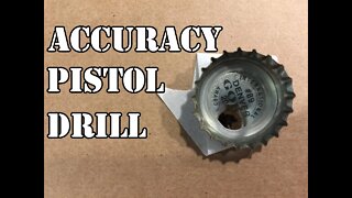 Beer Bottle Cap Handgun Drill (Accuracy)