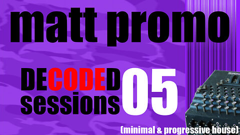 MATT PROMO - Decoded Sessions 05 (26.04.2009)