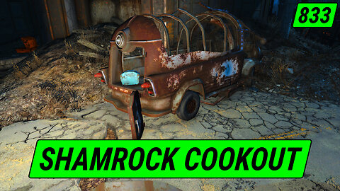 Finding Food At This Shamrock Cookout | Fallout 4 Unmarked | Ep. 833