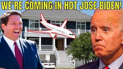 Florida Gov Ron DeSantis Prepares To Fly MIGRANTS To Joe Biden's Summer House! Man This Is FUN!