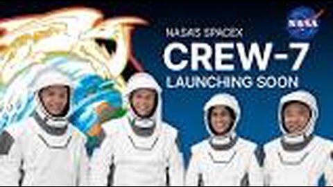 NASA spaceX crew-7 mission on the space station (official trailer )