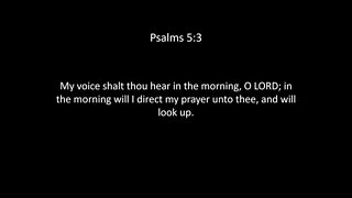 Psalms Chapter 5