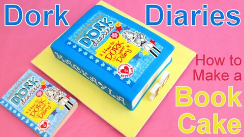 Copycat Recipes Dork Diaries Book Cake How to - Back to School Cake Cook Recipes food Recipes