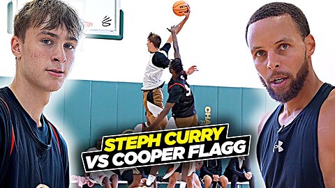 Steph Curry vs Cooper Flagg & Top HS Players During Scrimmage! Curry Camp Day 2
