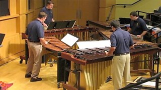 Mountain Men Percussion Ensemble: "Moonlit Metropolitan Balcony" by David Newcomb (2013)