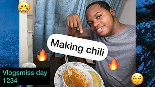 Making chili for dinner ￼