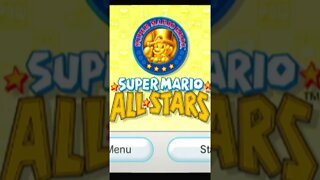 Super Mario All Stars on Wii