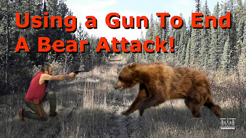 Using a Gun To End a Bear Attack!