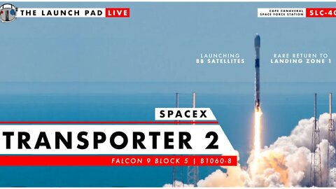 Watch SpaceX Launch 88 Sats on Transporter 2 | Launch Coverage | TLP Live