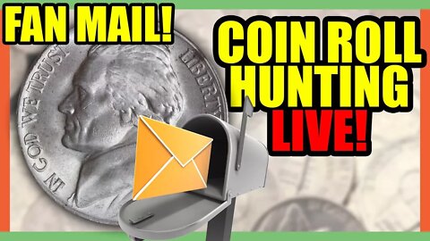 🔴 GUESS WHOSE BACK!! COIN ROLL HUNTING AND OPENING FAN MAIL!!