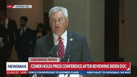 Rep James Comer Speaks Out After Reviewing Biden Doc: 'Bribery, Money Laundering-