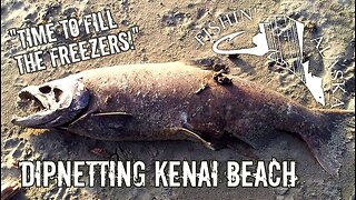 DIP NETTING FOR SALMON @ KENAI BEACH (Time lapse) #21