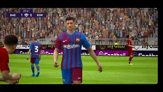 PES 2021: FC BARCELONA vs ROMA | Entretenimiento Digital 3.0