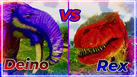 Deinotherium vs Spino\Rex\Bronto | Ark Survival Ascended | Ark Mods | Ark Battles