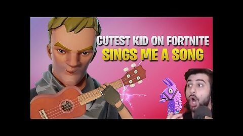 Cutest Kid On Fortnite Sings Me A Song (& Makes My Wife Cry) (Fortnite Battle Royale)