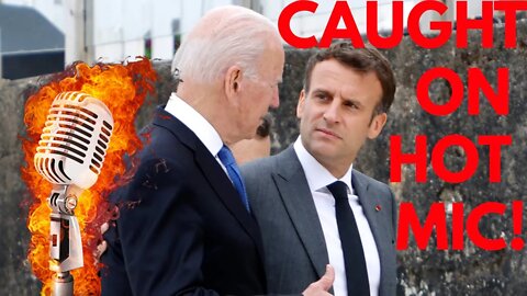 CAUGHT ON HOT MIC: Macron and Biden Secret Exchange on Oil Crisis! | Gets told to Shut Up!