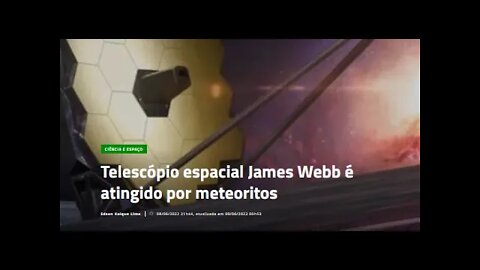 Telescópio espacial James Webb é atingido por meteoritos