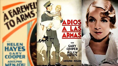 ADIÓS A LAS ARMAS (1932) Gary Cooper y Helen Hayes | 4K UHD | Remasterizado - B&N