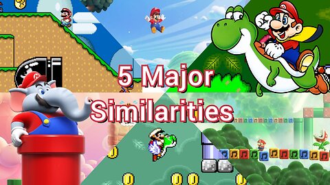 5 Major Similarities between Super Mario World and Super Mario Wonder