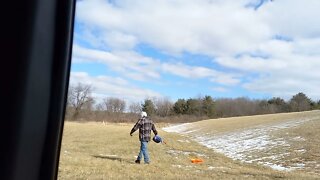 400 Yard 100 LB Farmer Walk Using Straps/ 400 Yard 100 LB Backward Sled Drag