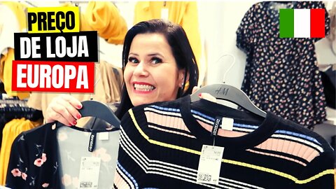 COMPRINHAS H&M EM MILAO NA ITALIA. É MELHOR QUE A PRIMARK ?