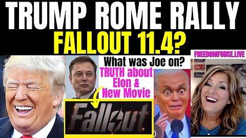 Trump Rome Rally Clues - Melly Live 11 AM CST 3-10-24