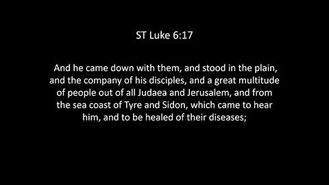 ST Luke Chapter 6