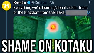 Kotaku Self Implodes With The Nintendo/Zelda Leaks...