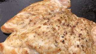 CHICKEN ON THE GRIDDLE