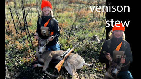 No Tag Soup This Year | Venison Stew Dutch Oven Over Open Fire!! : )