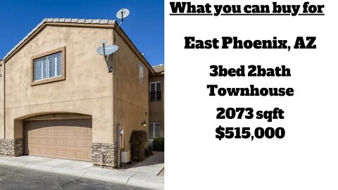 East And Central Phoenix Home Tour 2 Homes under $520k