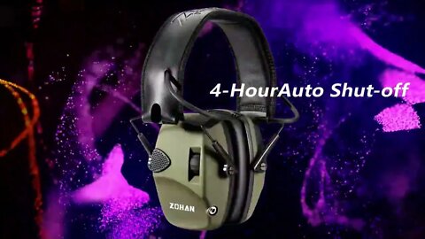 ZOHAN Electronic Shooting Ear Protection Sound | Link in the description 👇 to BUY