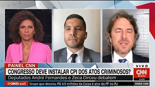 Zeca Dirceu deu chilique na CNN. Parabéns deputado André Fernandes.