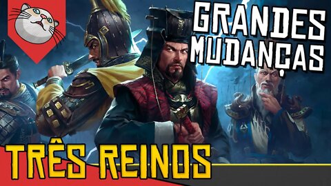 Grandes MUDANÇAS na Diplomáticas e Militares! - Total War Três Reinos Fates Divided [Gameplay PT-BR]