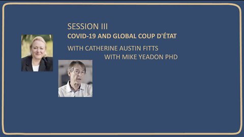 Catherine Austin Fitts with Dr. Mike Yeadon - Covid-19 and the Global Coup d'état