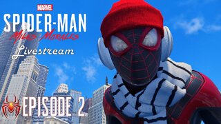 Let’s Play Spider-man: Miles Morales | Livestream Episode 2 | PS5 Gameplay