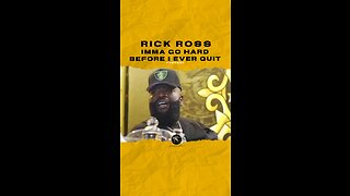 #rickross Imma go hard before I ever quit. 🎥 @drinkchamps