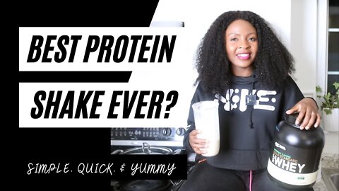 Possibly The Best Protein Shake Ever Recipe | Healthy & Quick | Great for Muscle Gain