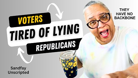 Republican Voters Are Tired Of The Lying No Backbone Republican Leaders | Follow The Money