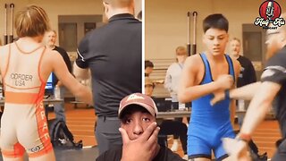 Sore LOSER Sucker Punches High School Wrestler