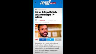 SOBRINO CONTRADEMANDA A RICKY MARTIN POR $10 MILLONES DE DÓLARES