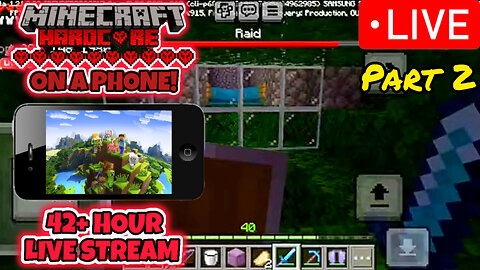 Link to *Hardcore Minecraft: But I was Streaming for 48 Hours on a Mobile Phone (Day 193-347)*