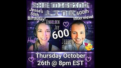 Interview 600 with Angeleen Joy interviewing Jesse Hal the host of The Missing Link