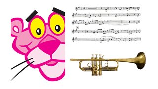 🎺🎺 [EASY to INTERMEDIATE PLAY-ALONG] for The Pink Panther, Henry Mancini (Demo Solo and backtracing)