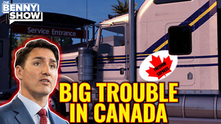 TRUCKERS Roll To Canada’s CAPITAL As TYRANT Trudeau Cowers In Fear
