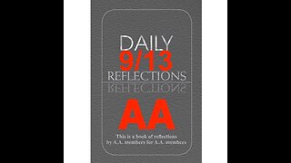 Daily Reflections – September 13 – Alcoholics Anonymous - Read Along