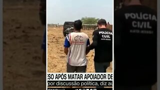 Um apoiador do Bolsonaro foi preso depois de matar um colega que defendia o ex-presidente Lula (PT)