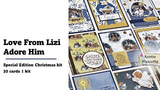 Adore Him Special Edition Christmas kit | Love From Lizi | 20 Cards