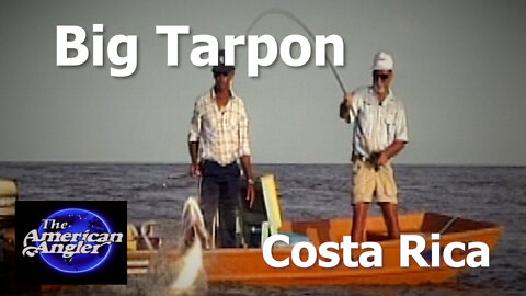 Huge Costa Rica Tarpon on a Fly rod