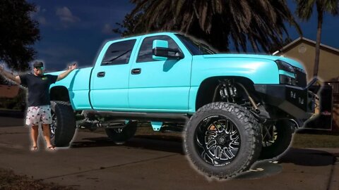 I CANT BELIEVE I WRAPPED MY TRUCK THIS COLOR!! (SO BRIGHT)
